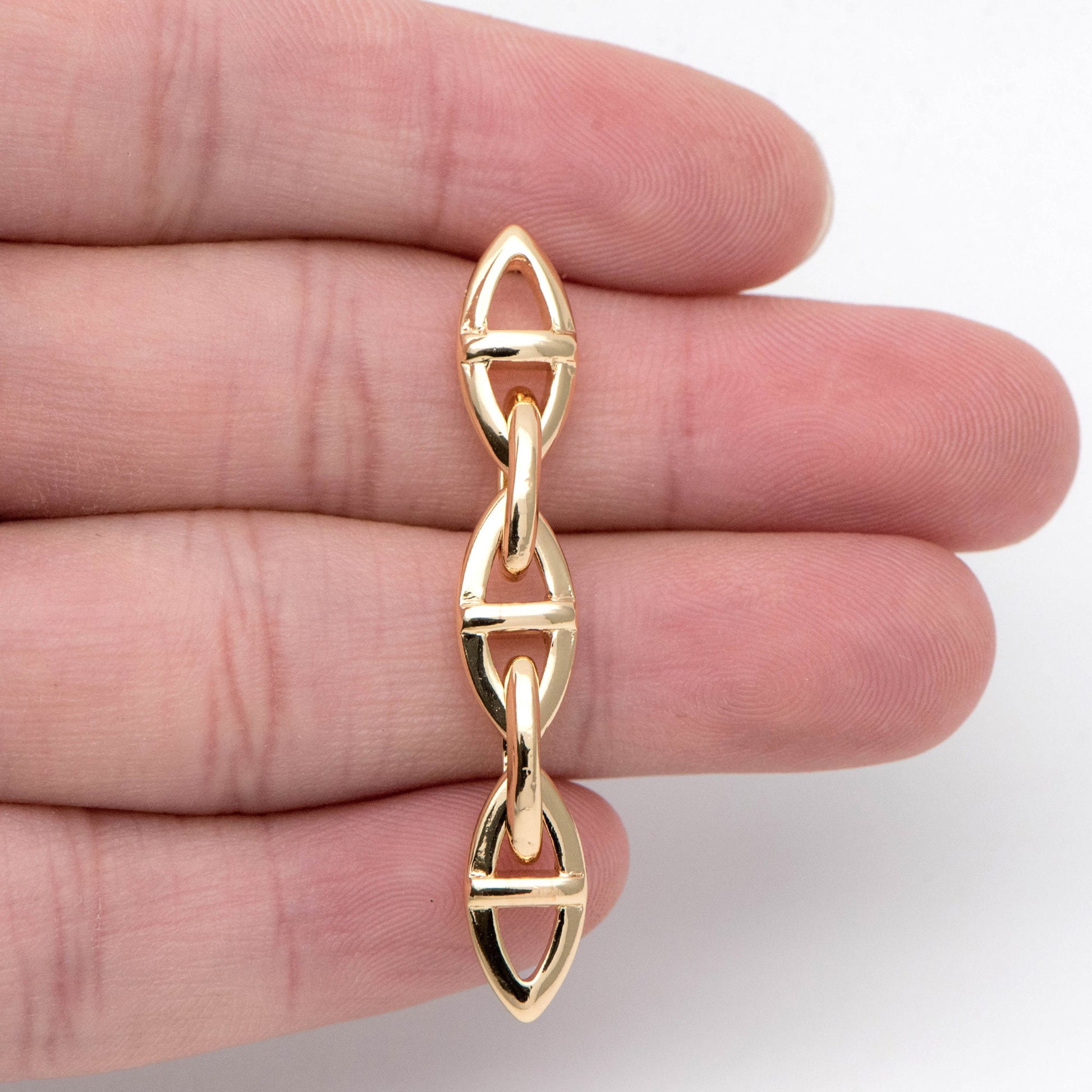 10pcs Link Earrings, Chain Studs, Chunky Chain,Long Chain Earrings, Dangling Earrings, Simple Long Earrings, Stud Chain (GB-1840)