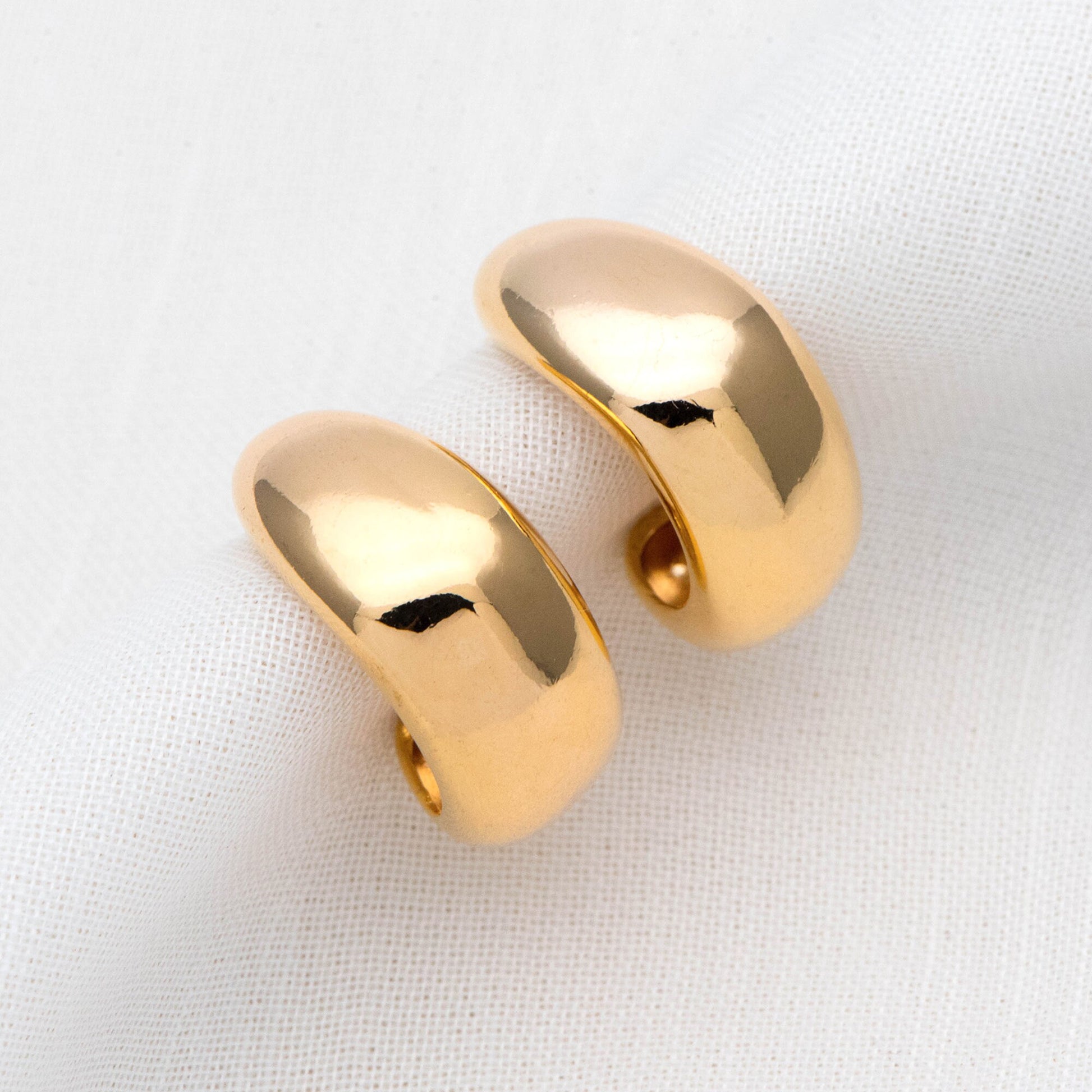 10pcs Gold/ Silver Minimalist Ear Posts, 18K Gold/ Rhodium plated Brass Ear Posts, Stud Earrings (GB-2042)