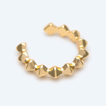 10pcs Gold Ear Cuff, Pyramid Spikes, Ear Cuff No Piercing, Cartilage Ear Cuff, Ear Cuff, Ear Cuffs, Fake Helix Piercing, Tragus (GB-2065)