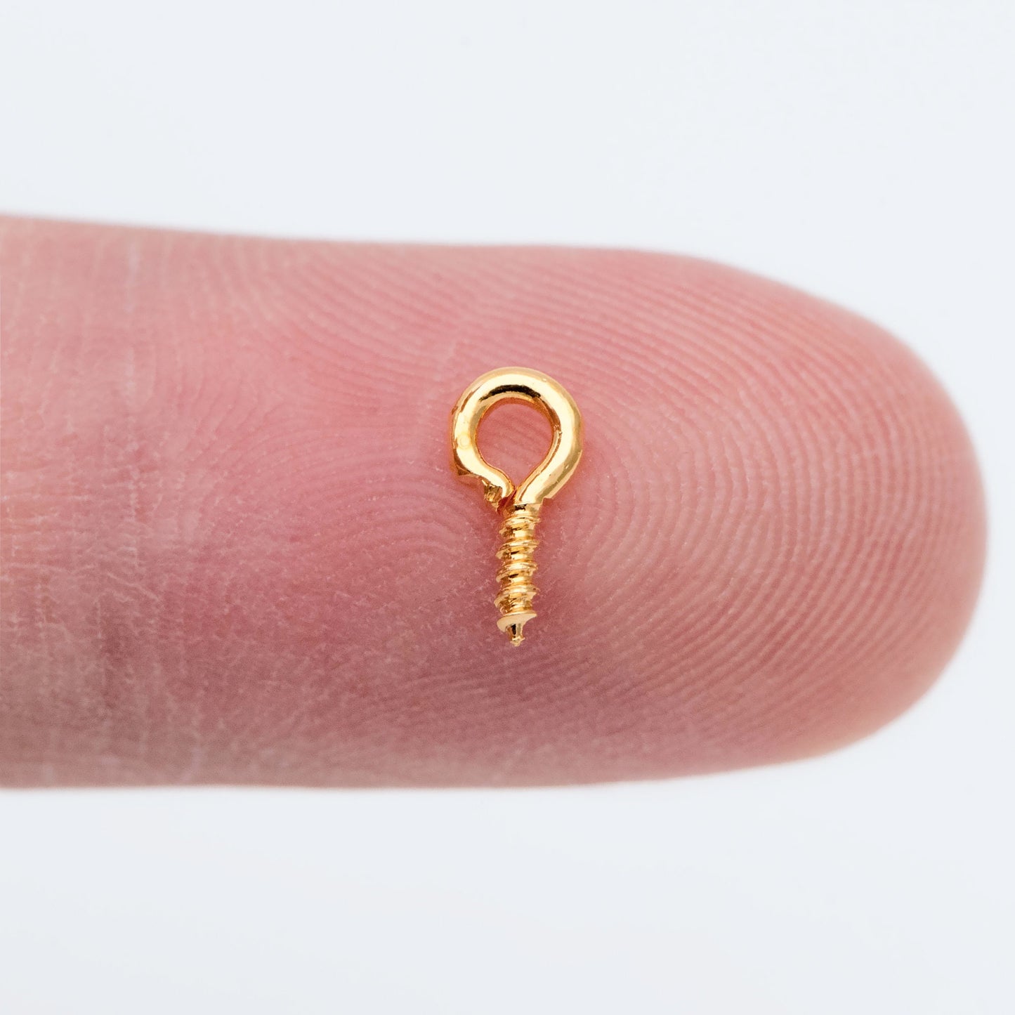 20pcs Gold/ Silver Screw Eye Bails, Eyelet Screws, Eye Pin, Hooks Bails Findings (GB-2071)