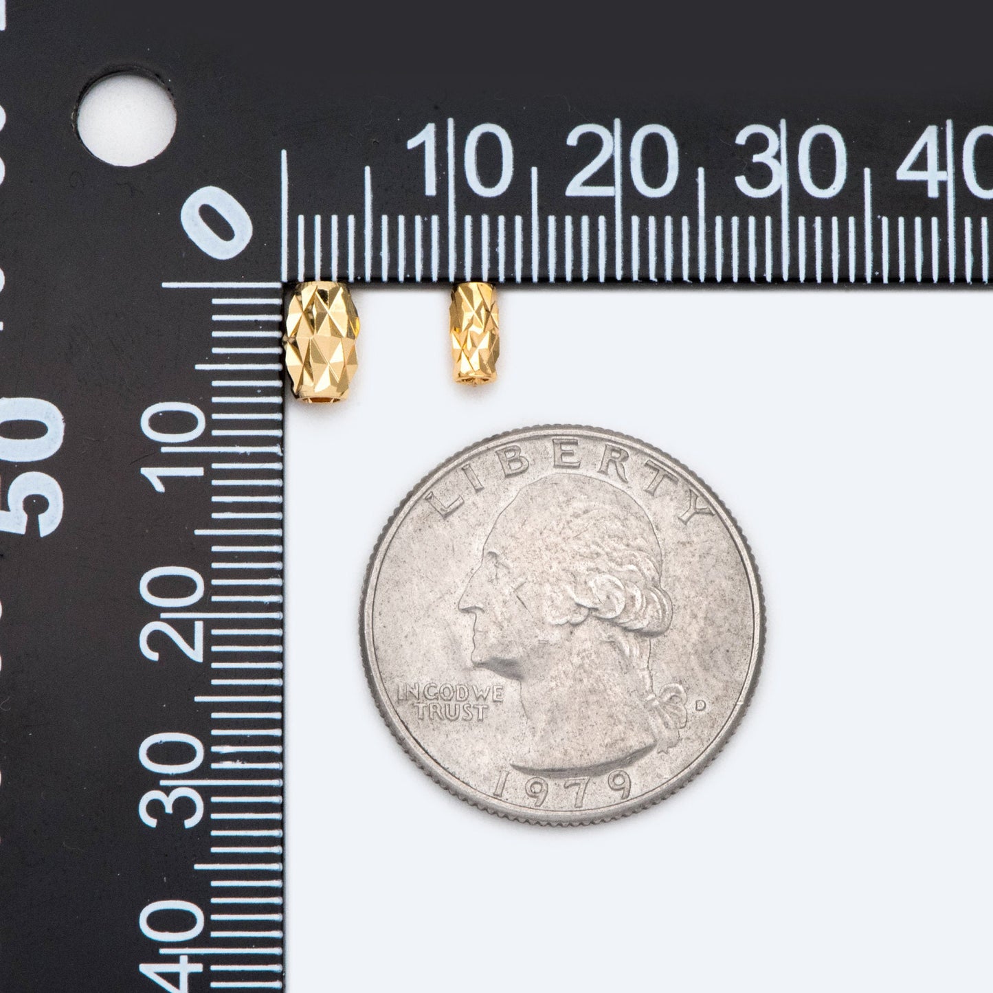 20pcs Gold Cutting Spacer Beads, DIY Jewelry Making Supplies Wholesale (GB-2016)