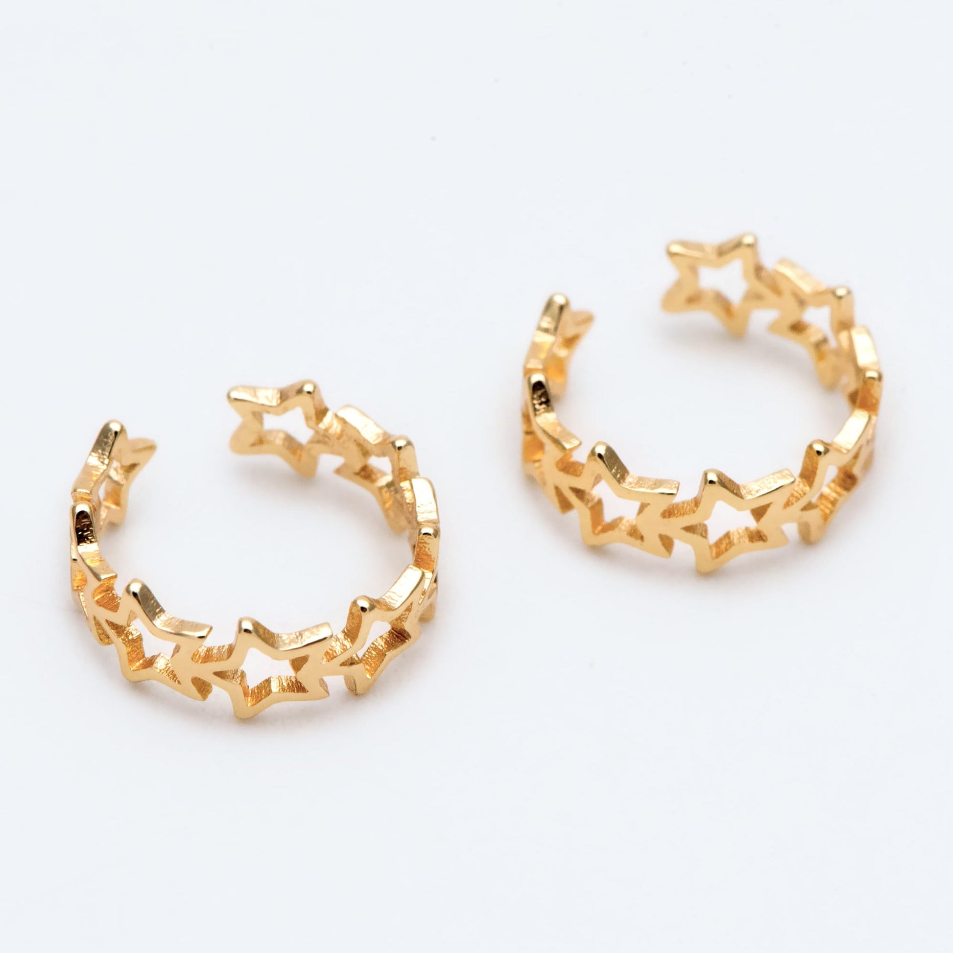 10pcs Gold Star Ear Cuff, Cartilage, Dainty Earcuff Earring (GB-2122)