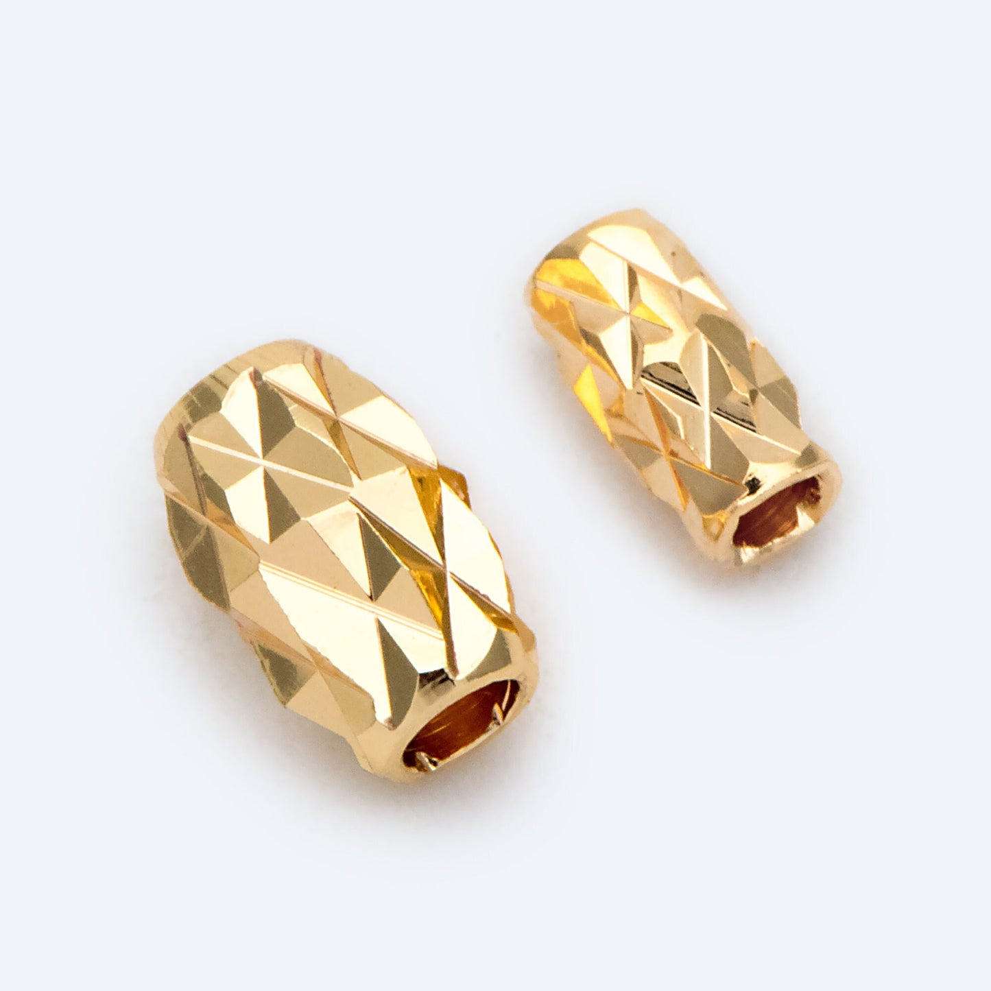 20pcs Gold Cutting Spacer Beads, DIY Jewelry Making Supplies Wholesale (GB-2016)