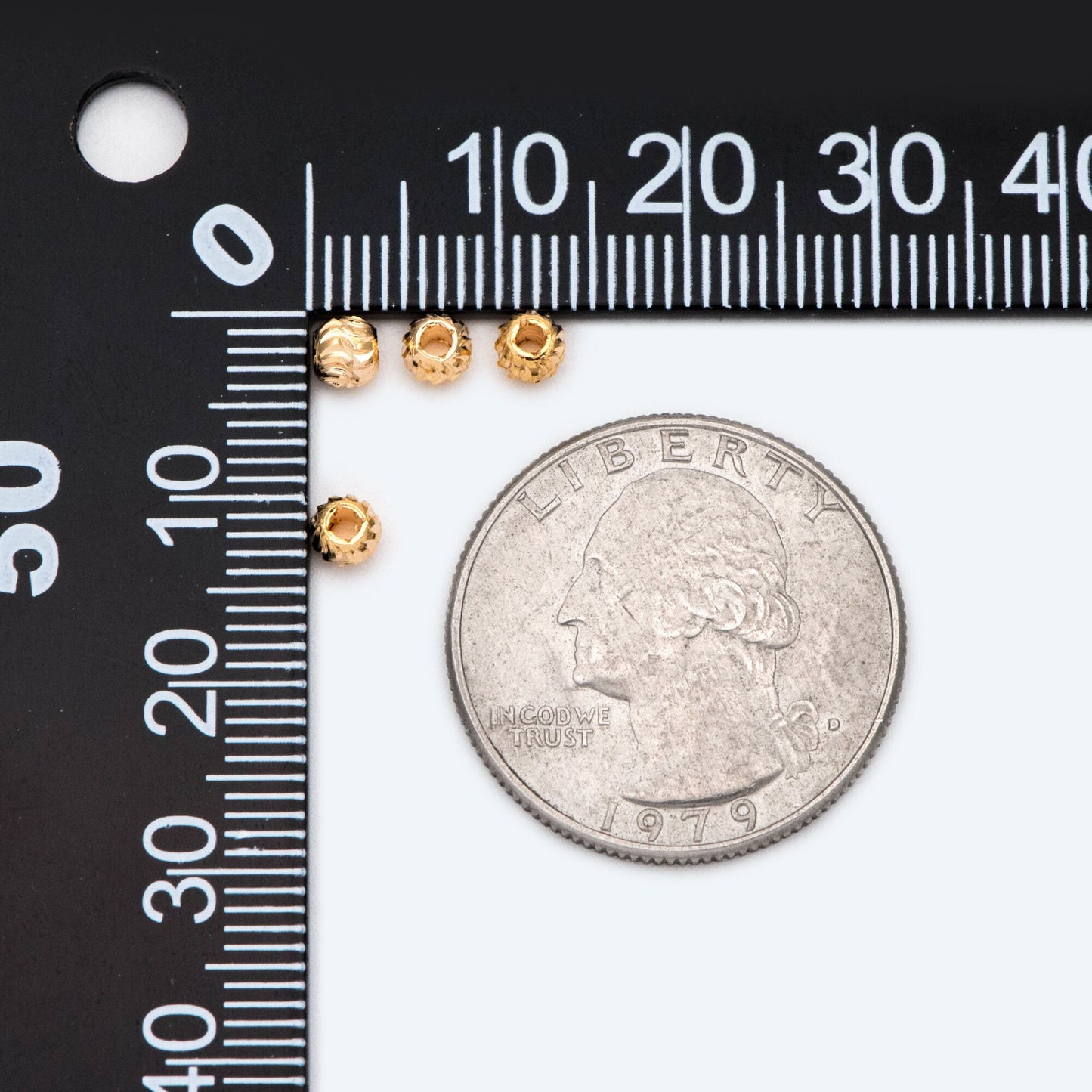 20pcs Gold plated Brass Twisted Corrugated Beads, Rondelle Spacer Beads, Jewelry Making, Diy Material, Jewelry Supplies (GB-2093)