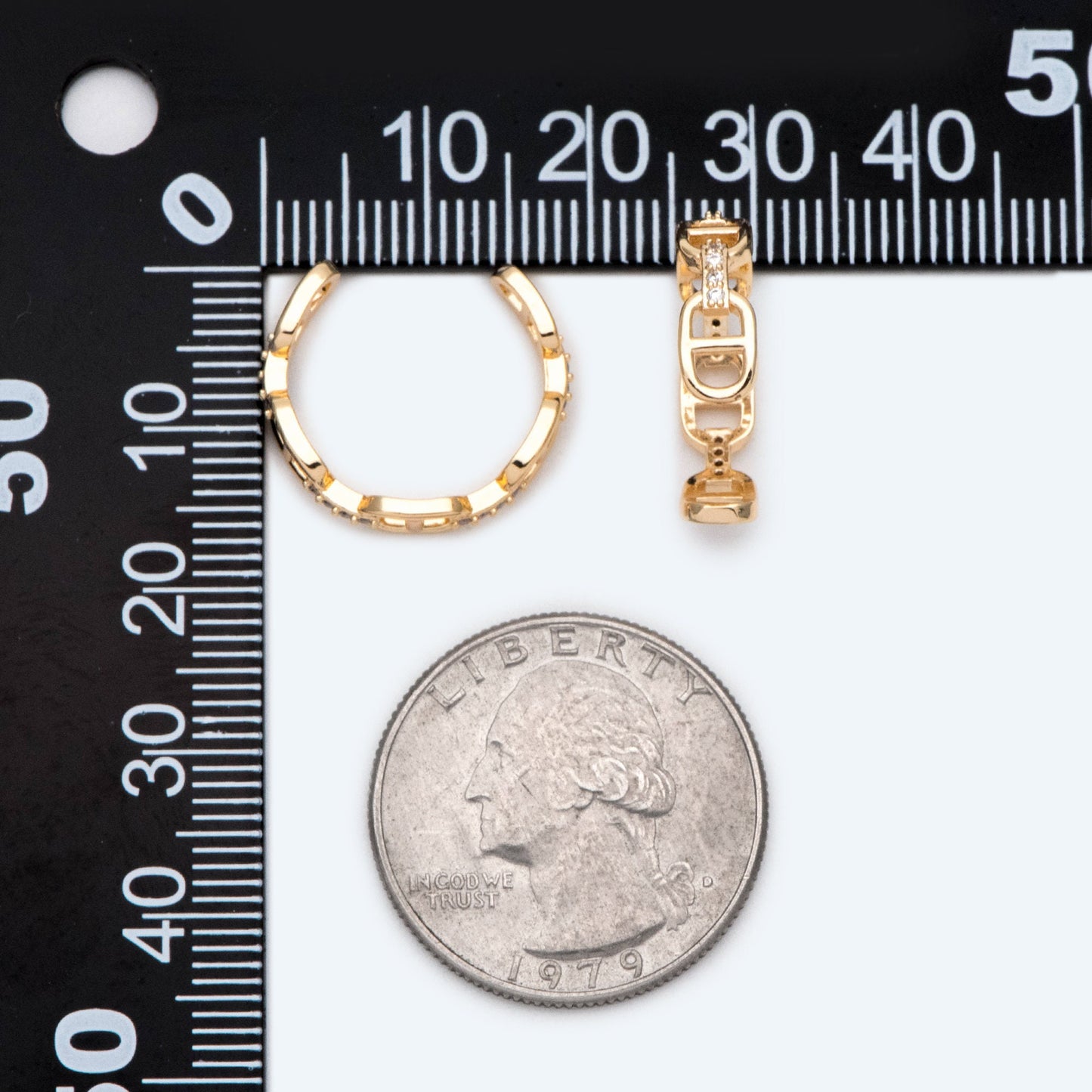 4pcs Gold CZ Pave Knuckle ring, Chain rings, Midi rings, Mid finger ring (#GB-2115)