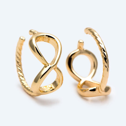 10pcs Infinity Ear Cuff, Cartilage, Dainty Earcuff Earring (GB-2121)