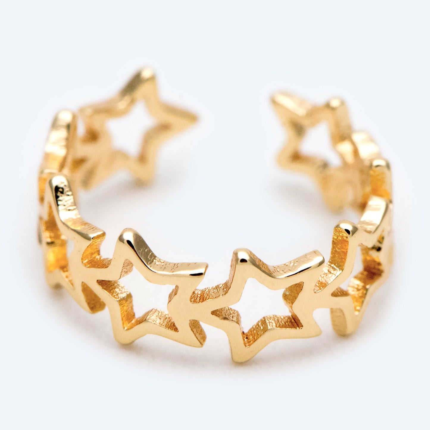 10pcs Gold Star Ear Cuff, Cartilage, Dainty Earcuff Earring (GB-2122)