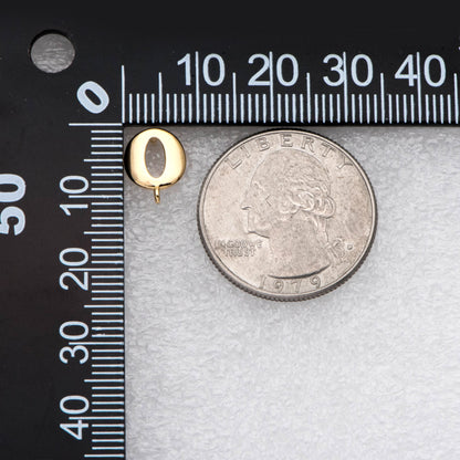 10pcs Gold Oval Hoop Ear Posts, Oval Circle Stud Earrings, DIY Earring Findings (GB-2211)