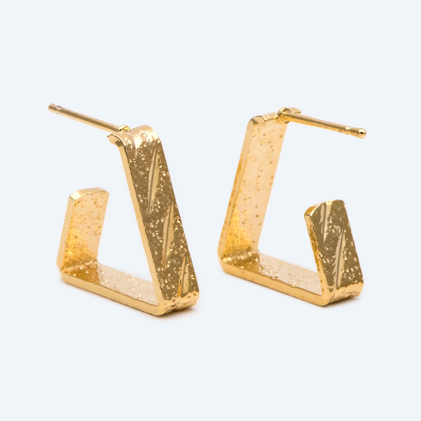 4pcs Gold Triangle Earrings, Geometric Stud Earrings (GB-2347)