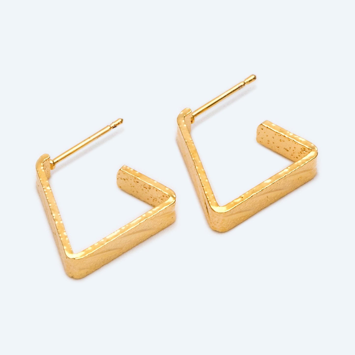 4pcs Gold Triangle Earrings, Geometric Stud Earrings (GB-2347)