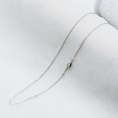 Gold/ Silver Tone Dainty Cable Chains, 18K Gold/ Rhodium plated Brass Finished Necklace, 18 Inches Adjustable, Ready to Wear (#LK-483)