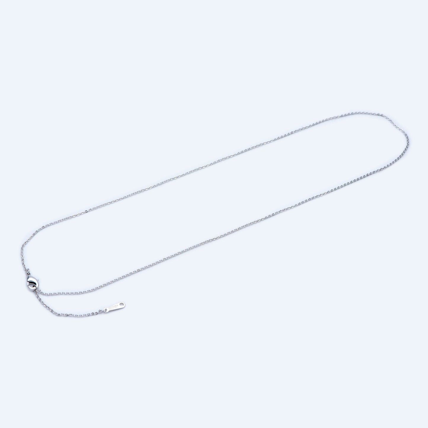 Gold/ Silver Tone Dainty Cable Chains, 18K Gold/ Rhodium plated Brass Finished Necklace, 18 Inches Adjustable, Ready to Wear (#LK-483)