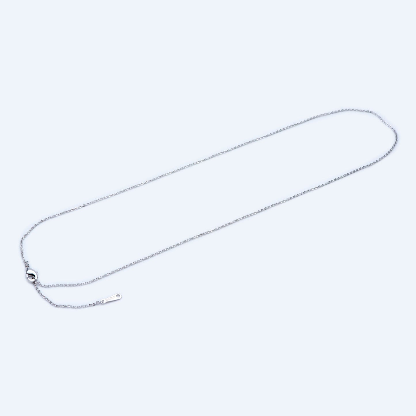 Gold/ Silver Tone Dainty Cable Chains, 18K Gold/ Rhodium plated Brass Finished Necklace, 18 Inches Adjustable, Ready to Wear (#LK-483)