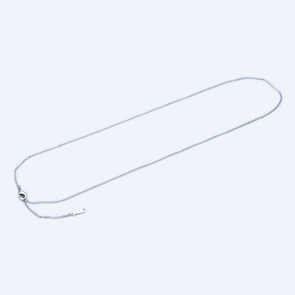 Gold/ Silver Tone Dainty Cable Chains, 18K Gold/ Rhodium plated Brass Finished Necklace, 18 Inches Adjustable, Ready to Wear (#LK-483)