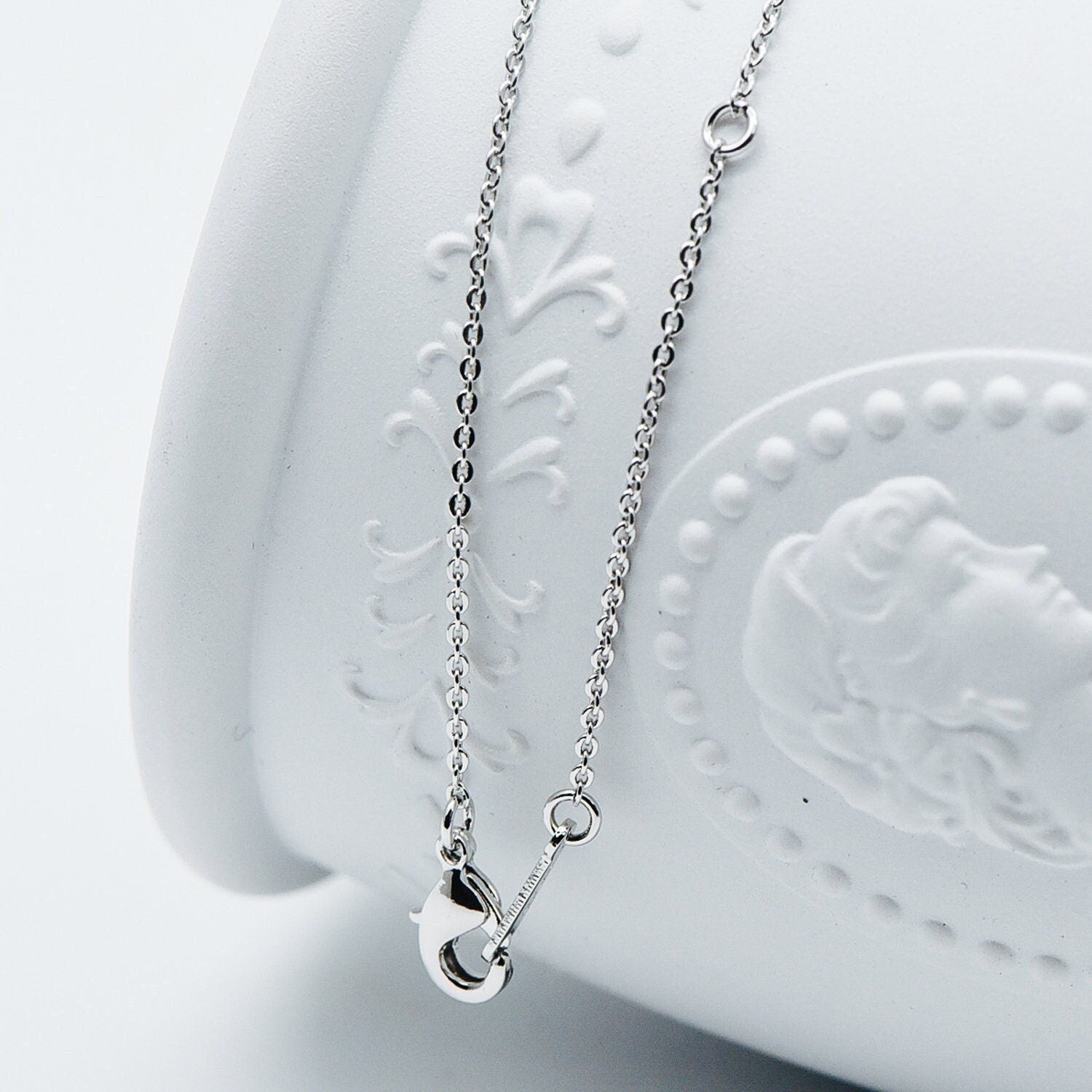 Gold/ Silver Tone Dainty Cable Chains, 18K Gold/ Rhodium plated Brass Finished Necklace, 18 Inches Adjustable, Ready to Wear (#LK-483)