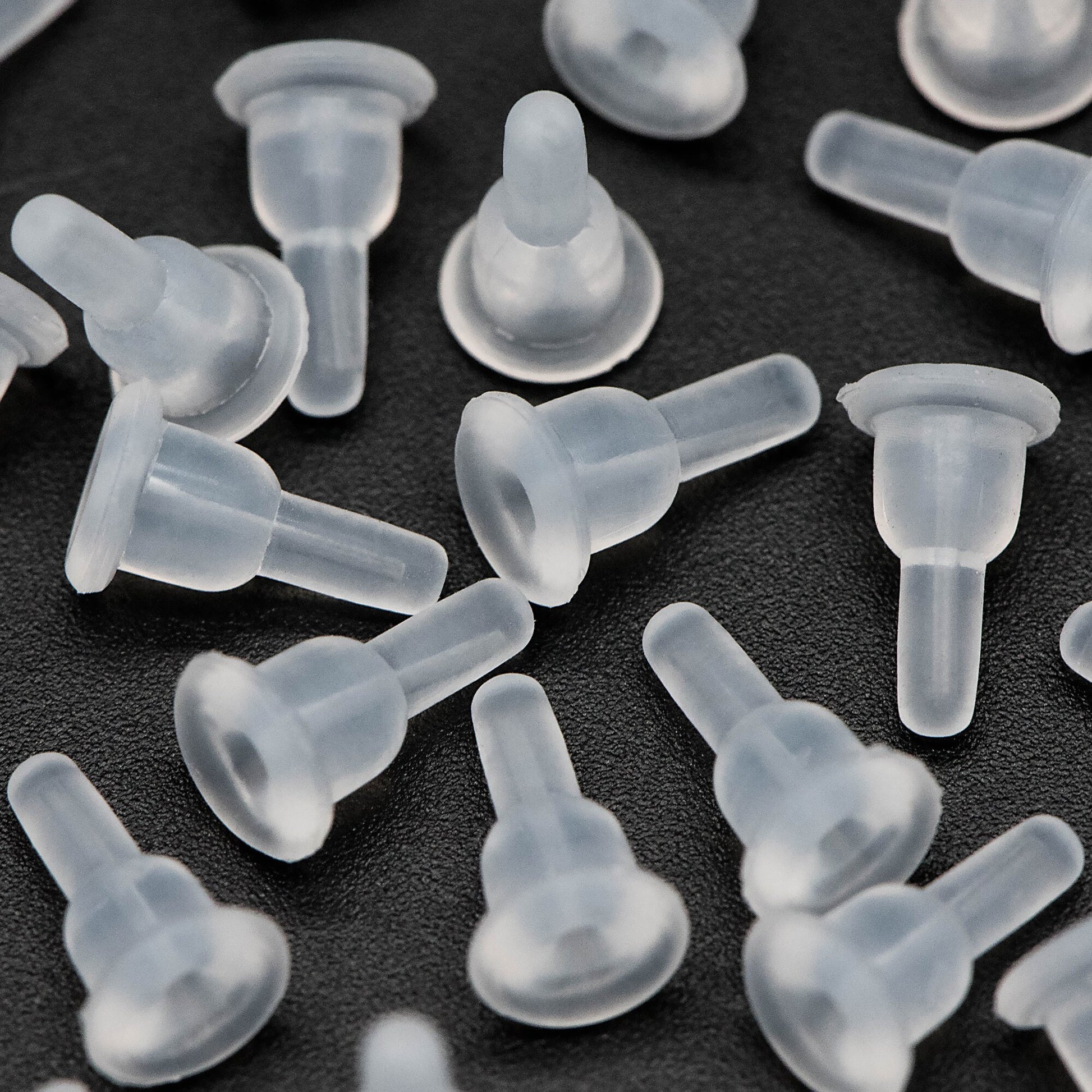 20pcs Rubber Earring Backs, Earring Backs, Rubber Earring Nuts, Earring Nuts, Ear Nuts, Earring Stoppers, Jewelry Supplies (#GB-651-C)