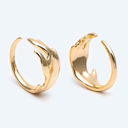 4pcs Gold Finger Ring, Everyday Ring, Modern Style Ring, Fashion Rings, minimalist ring (#GB-2670)