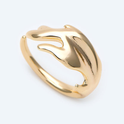 4pcs Gold Finger Ring, Everyday Ring, Modern Style Ring, Fashion Rings, minimalist ring (#GB-2670)
