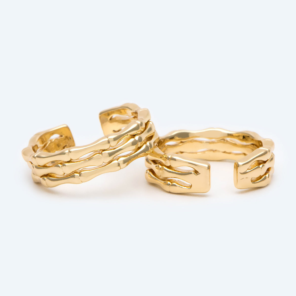 4pcs Gold Finger Ring, Bone Ring, Everyday Ring, Modern Style Ring, Fashion Rings, Dainty Rings (#JZ-029-A)