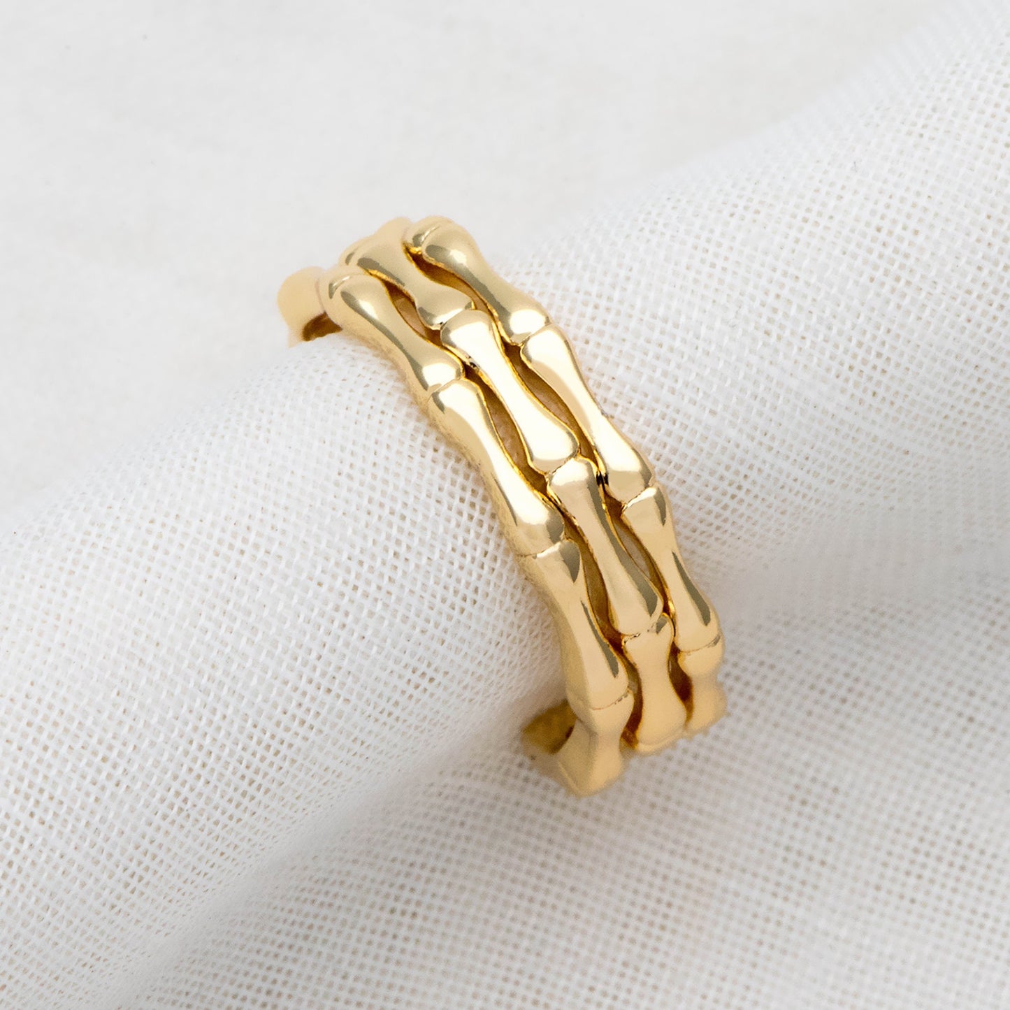 4pcs Gold Finger Ring, Bone Ring, Everyday Ring, Modern Style Ring, Fashion Rings, Dainty Rings (#GB-2697)