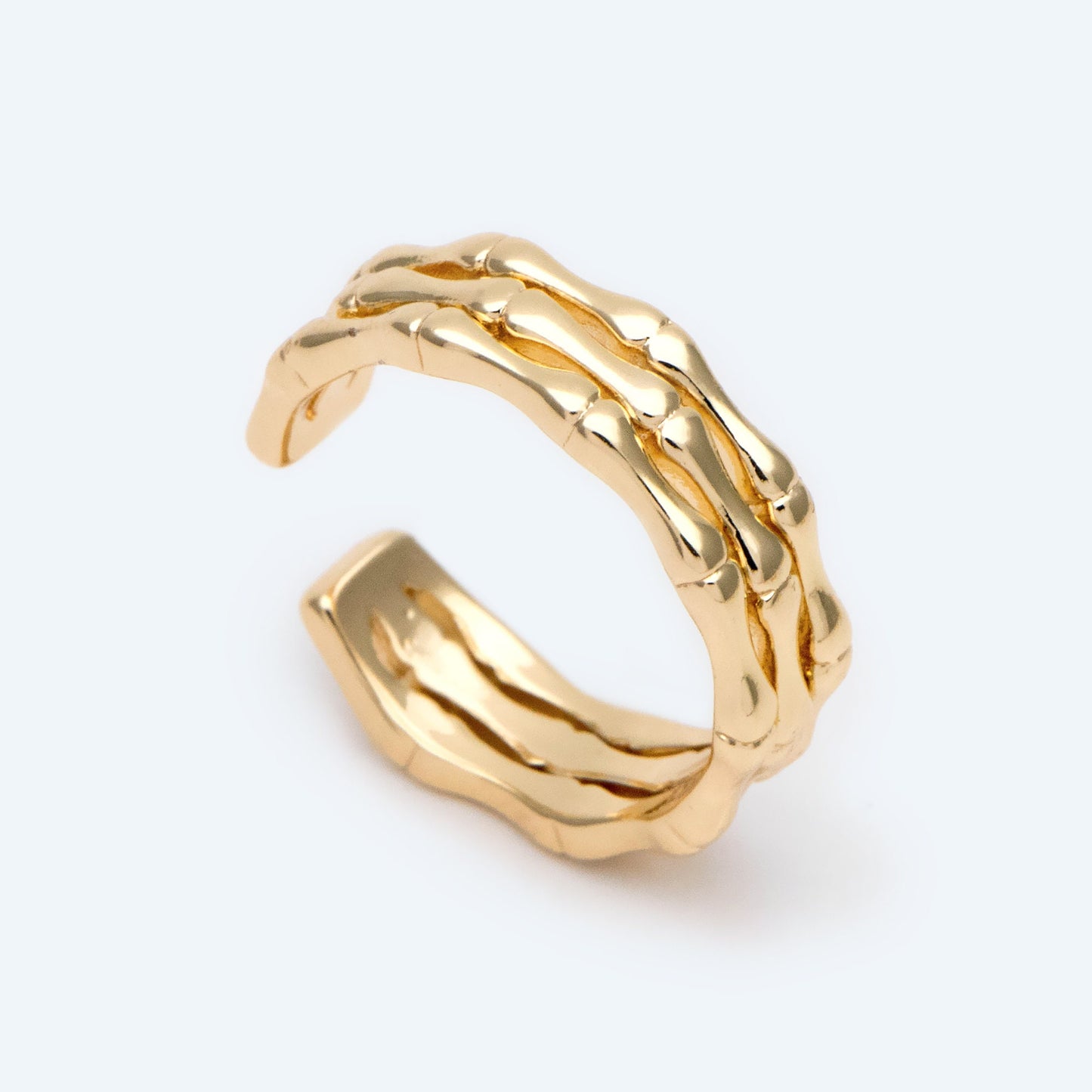 4pcs Gold Finger Ring, Bone Ring, Everyday Ring, Modern Style Ring, Fashion Rings, Dainty Rings (#GB-2697)
