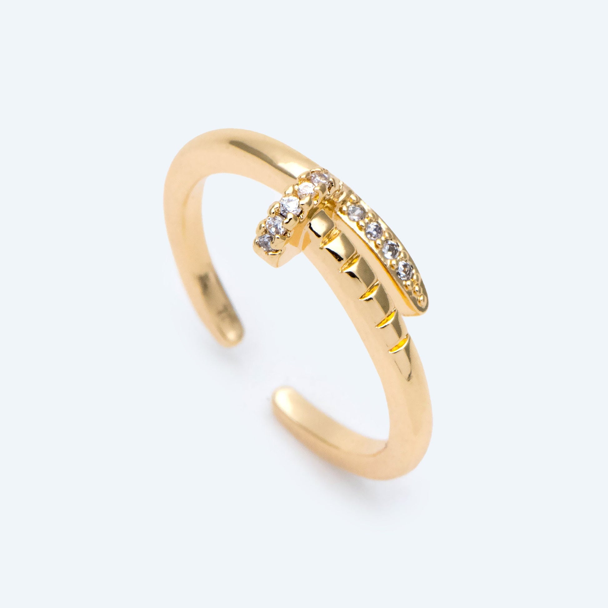 4pcs CZ Pave Ring, Minimalist Ring, Stacking Rings, Gift for Her (JZ-044)