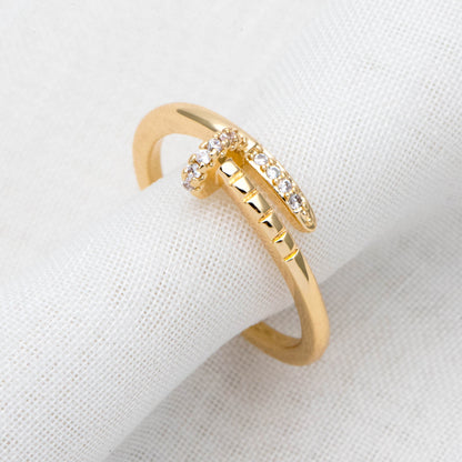 4pcs CZ Pave Ring, Minimalist Ring, Stacking Rings, Gift for Her (JZ-044)