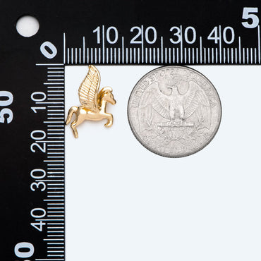 10pcs Gold Pegasus Charm Pendants, Earring Findings, Jewelry Making, Diy Material, Jewelry Supplies (#GB-2649)