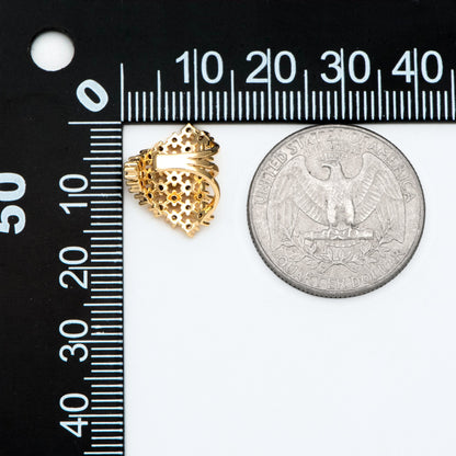 4pcs CZ Pave Gold Ear Cuffs, Dainty Ear Cuff, Delicate Ear Cuff, Ear Cuff No Piercing (GB-2655)