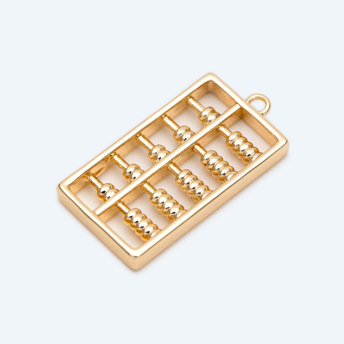 4pcs Gold Abacus Charm Pendant, Jewelry Making, Diy Material, Jewelry Supplies (GB-2684)