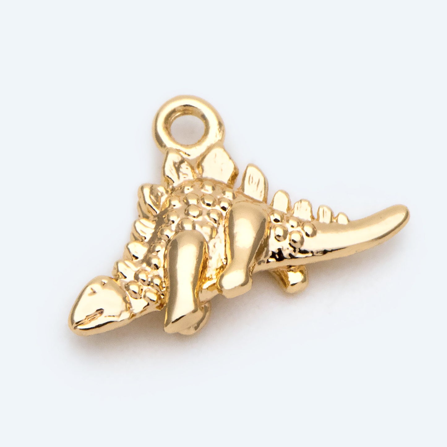 10pcs Gold/ Silver Tiny Dinosaur Charm, Jewelry Making, Diy Material, Jewelry Supplies (GB-2650-A)
