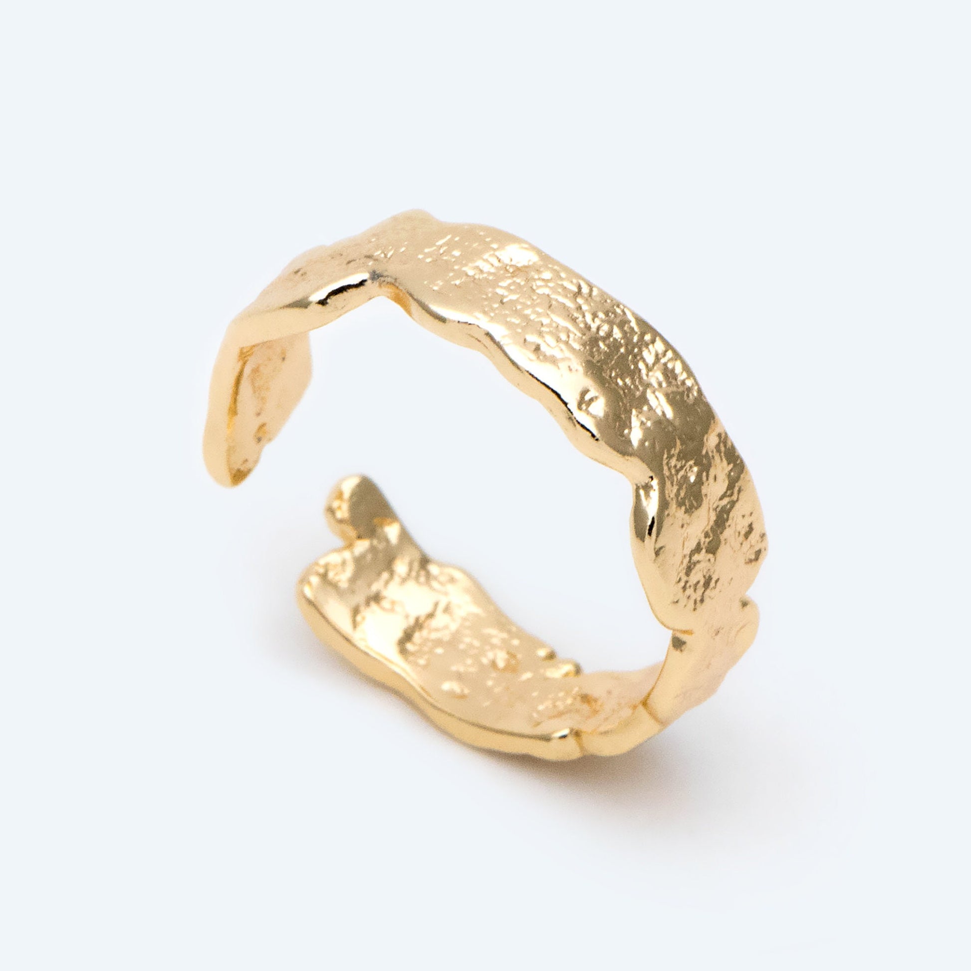 4pcs Hammered Gold Finger Ring, Everyday Ring, Modern Style Ring, Fashion Rings, Dainty Rings (#JZ-030-B)