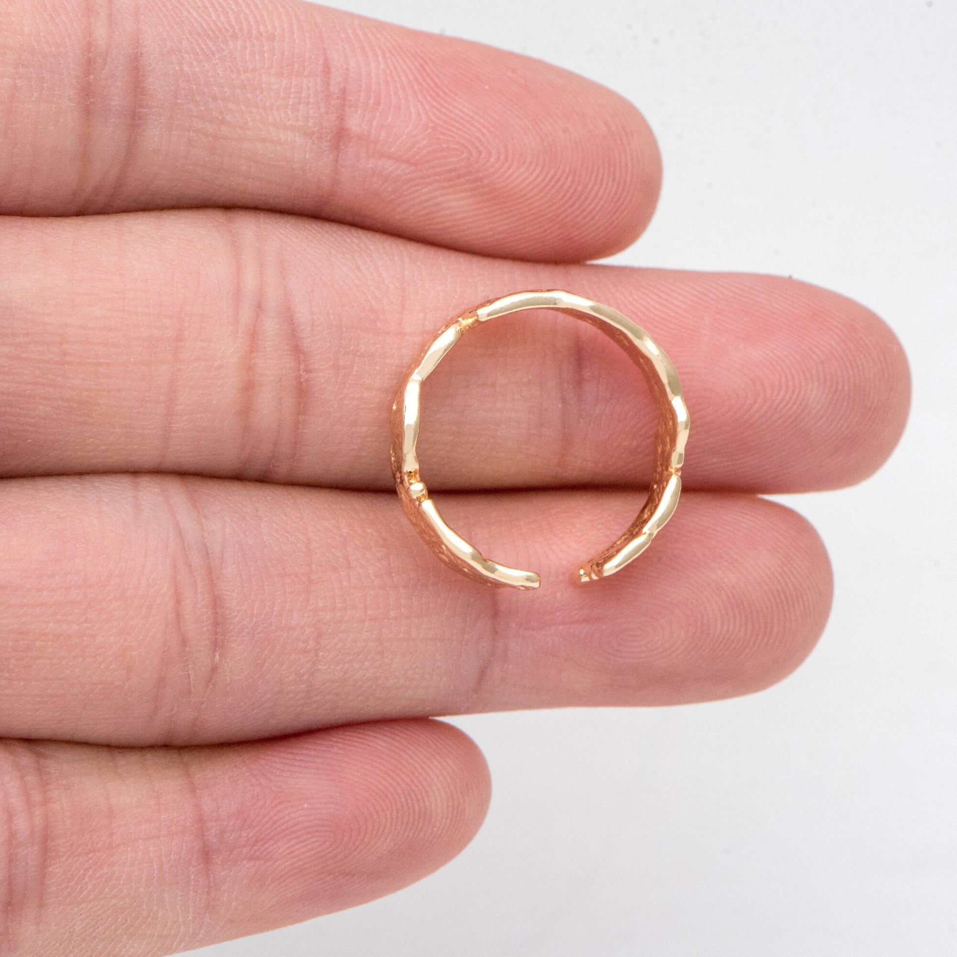 4pcs Hammered Gold Finger Ring, Everyday Ring, Modern Style Ring, Fashion Rings, Dainty Rings (#GB-2696)