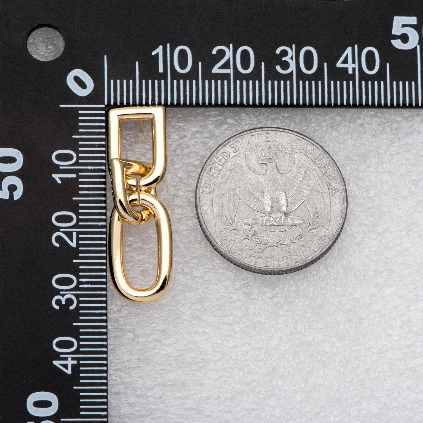 4pcs Long Link Chain Earrings, Thick Chain Earrings, Gold Chunky Chain Link Earrings, Gold Drop Earrings, Long Dangle Earring (GB-2777)