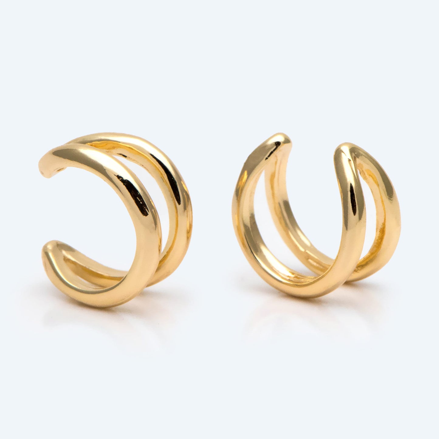 10pcs Gold/ Silver tone Ear Cuff, Cartilage, Fake Piercing, Cartilage Ear Cuff, Ear Wrap, Earcuff (GB-2826)