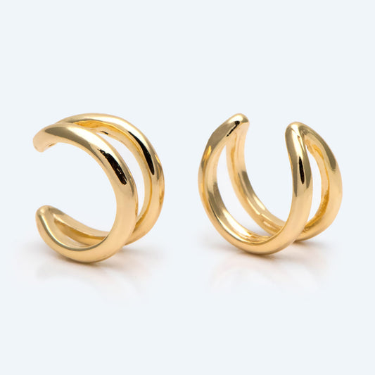 10pcs Gold/ Silver tone Ear Cuff, Cartilage, Fake Piercing, Cartilage Ear Cuff, Ear Wrap, Earcuff (GB-2826)
