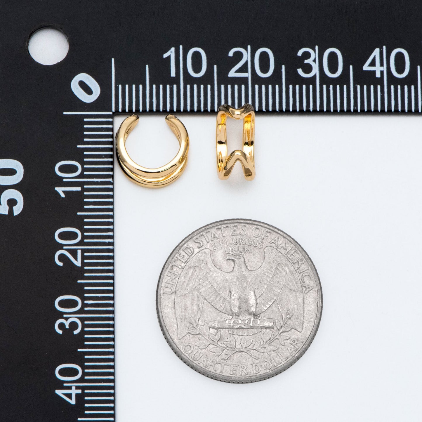 10pcs Gold/ Silver tone Ear Cuff, Cartilage, Fake Piercing, Cartilage Ear Cuff, Ear Wrap, Earcuff (GB-2826)