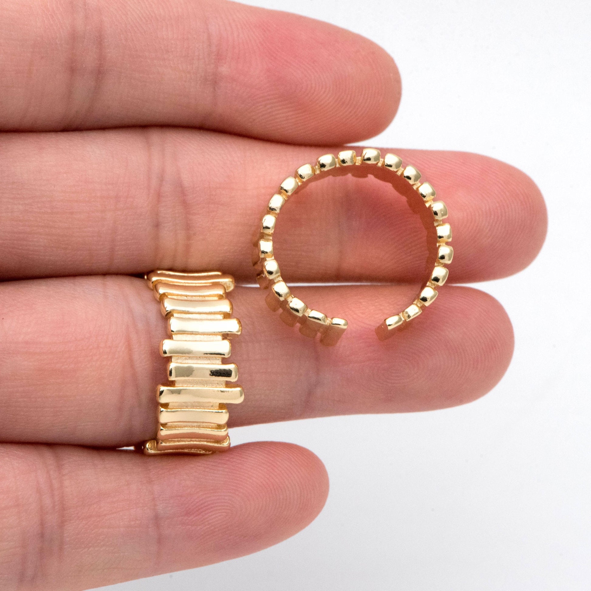 4pcs Gold Finger Ring, Everyday Ring, Modern Style Ring, Fashion Rings, Dainty Rings (#GB-2831)