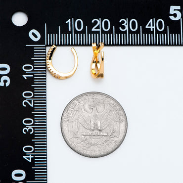 4pcs CZ Pave Ear Cuff, Cartilage Ear Cuff, Dainty Earcuff Earring (GB-2844)