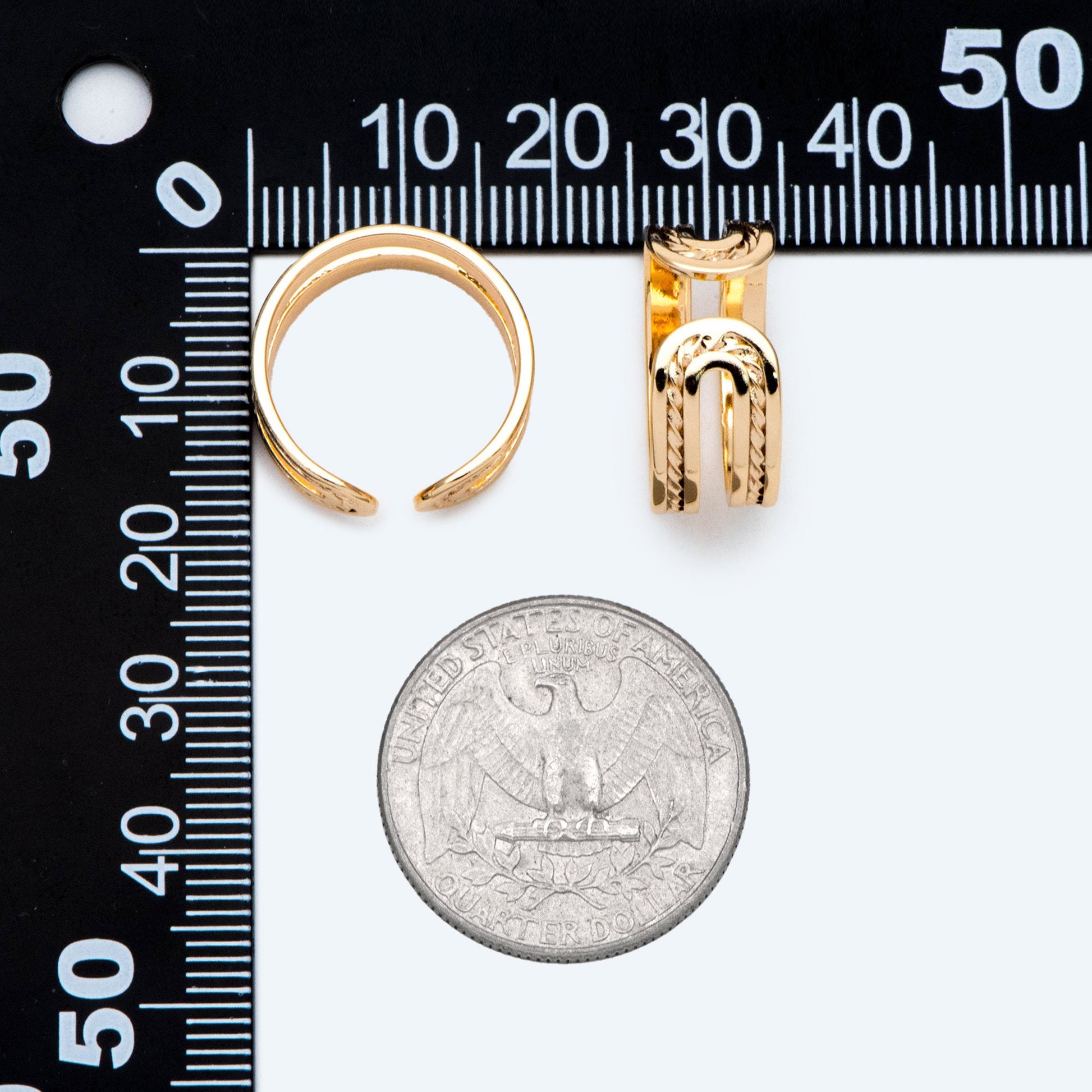 4pcs Gold Finger Ring, Everyday Ring, Modern Style Ring, Fashion Rings, Dainty Rings, Adjustable Ring (#JZ-027-D)