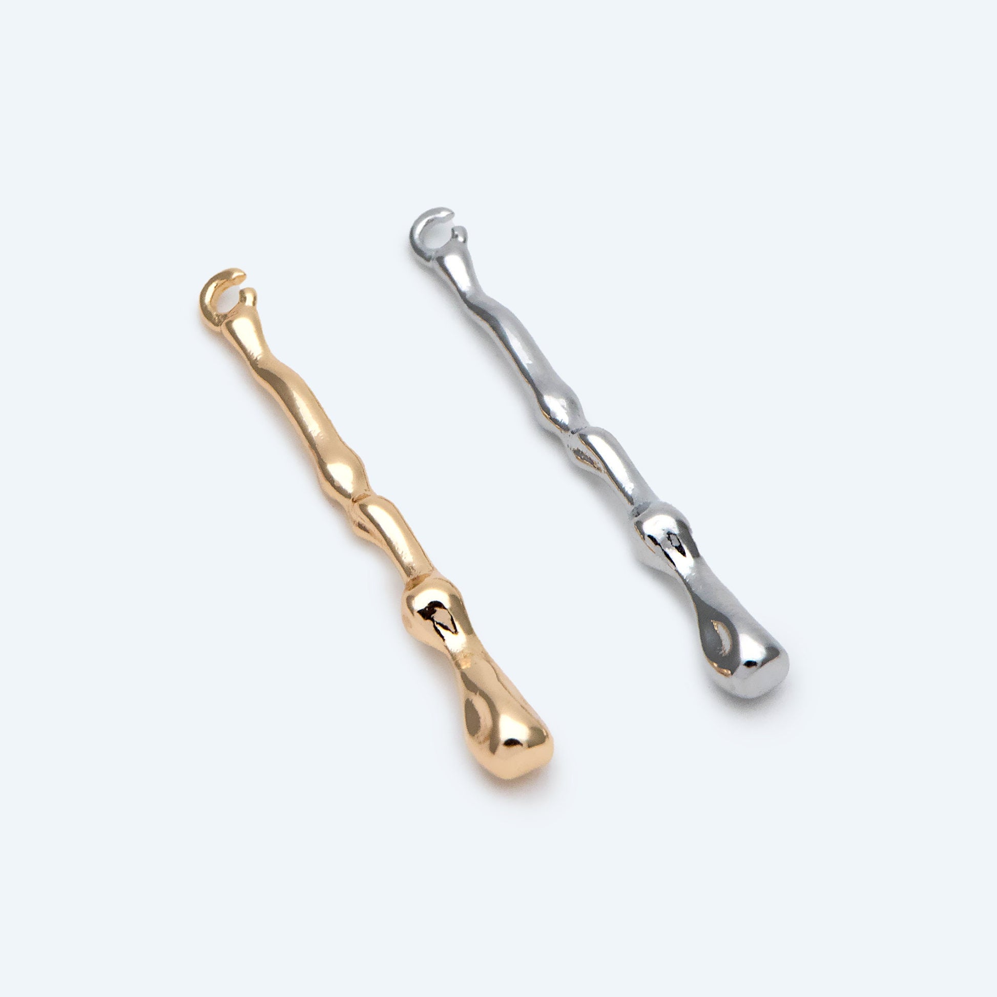 10pcs Gold Bar Charm, Drop Charm, Jewelry Making, Diy Material, Jewelry Supplies (GB-2416-B)