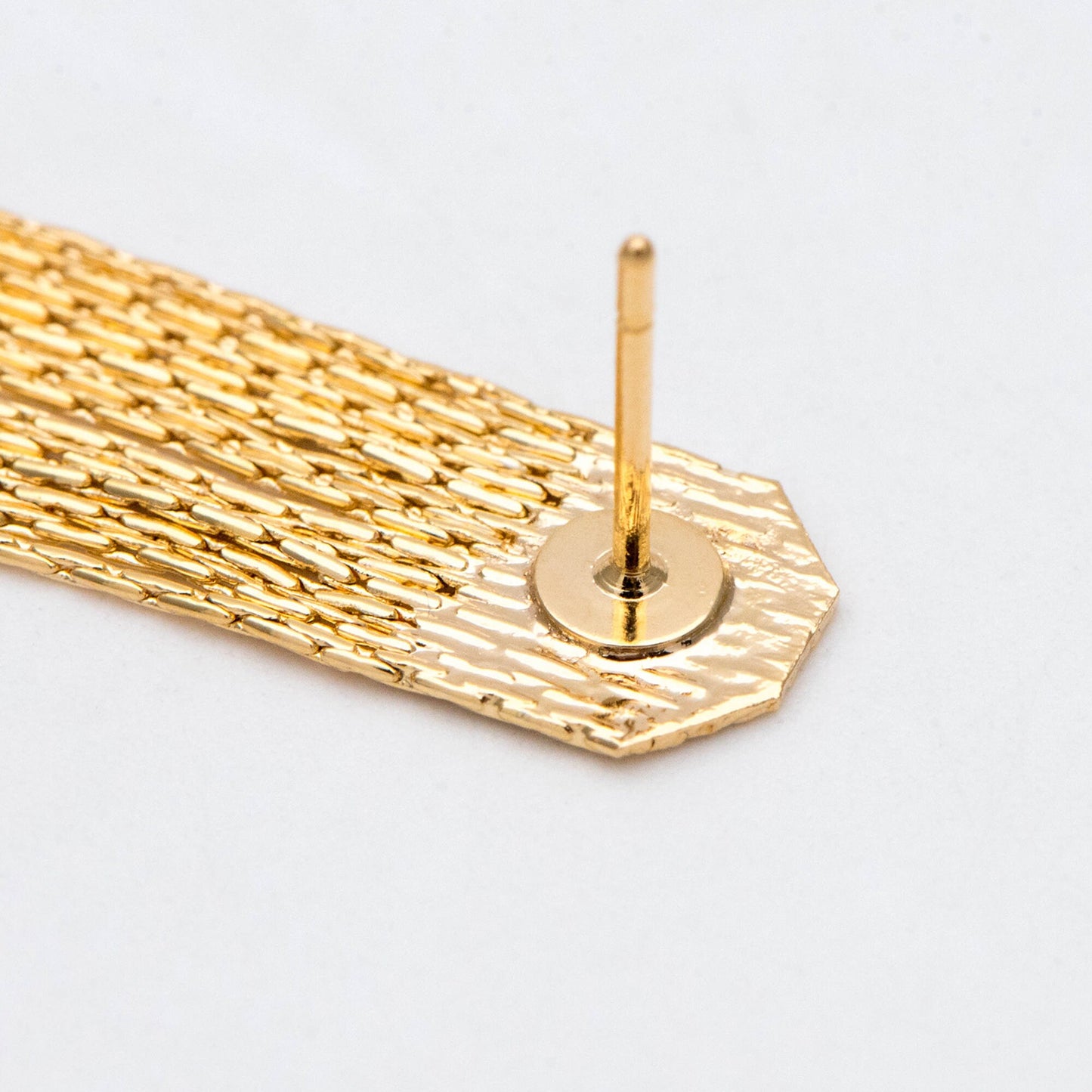 4pcs Chain Tassel Earrings, Long Tassel Stud Earring, Gold Dangling Earrings, Minimalist Earrings (GB-2889)