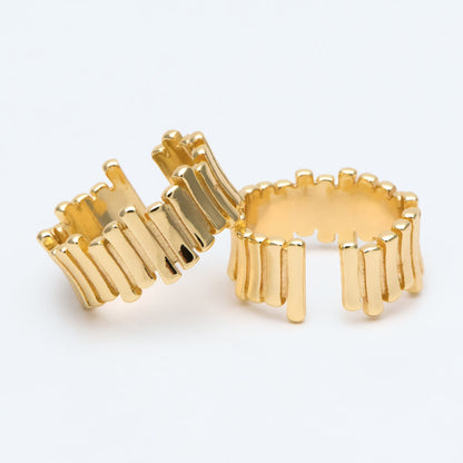 4pcs Gold Finger Ring, Everyday Ring, Modern Style Ring, Fashion Rings, Dainty Rings (#GB-2831)
