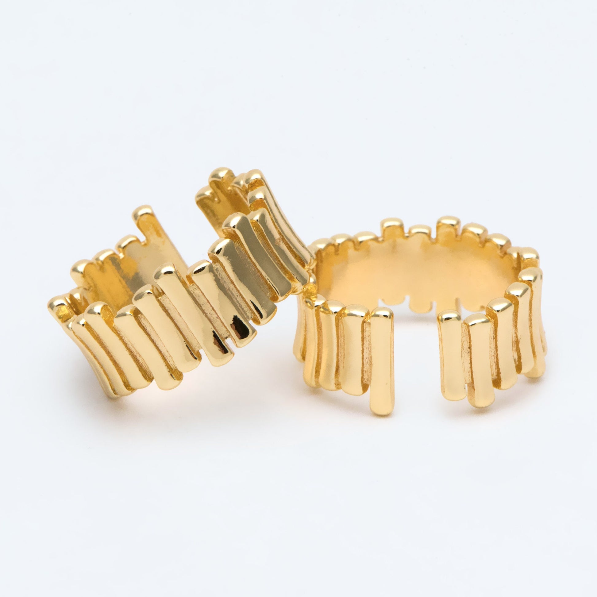 4pcs Gold Finger Ring, Everyday Ring, Modern Style Ring, Fashion Rings, Dainty Rings (#JZ-029-D)