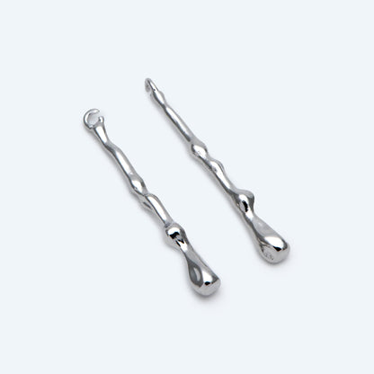 10pcs Gold Bar Charm, Drop Charm, Jewelry Making, Diy Material, Jewelry Supplies (GB-2416-B)