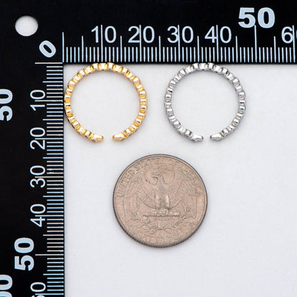 4pcs CZ Pave Finger Ring, Gold/ Rhodium plated Brass, Gift for Her, Stackable Ring, Minimalist Ring(#GB-2793)