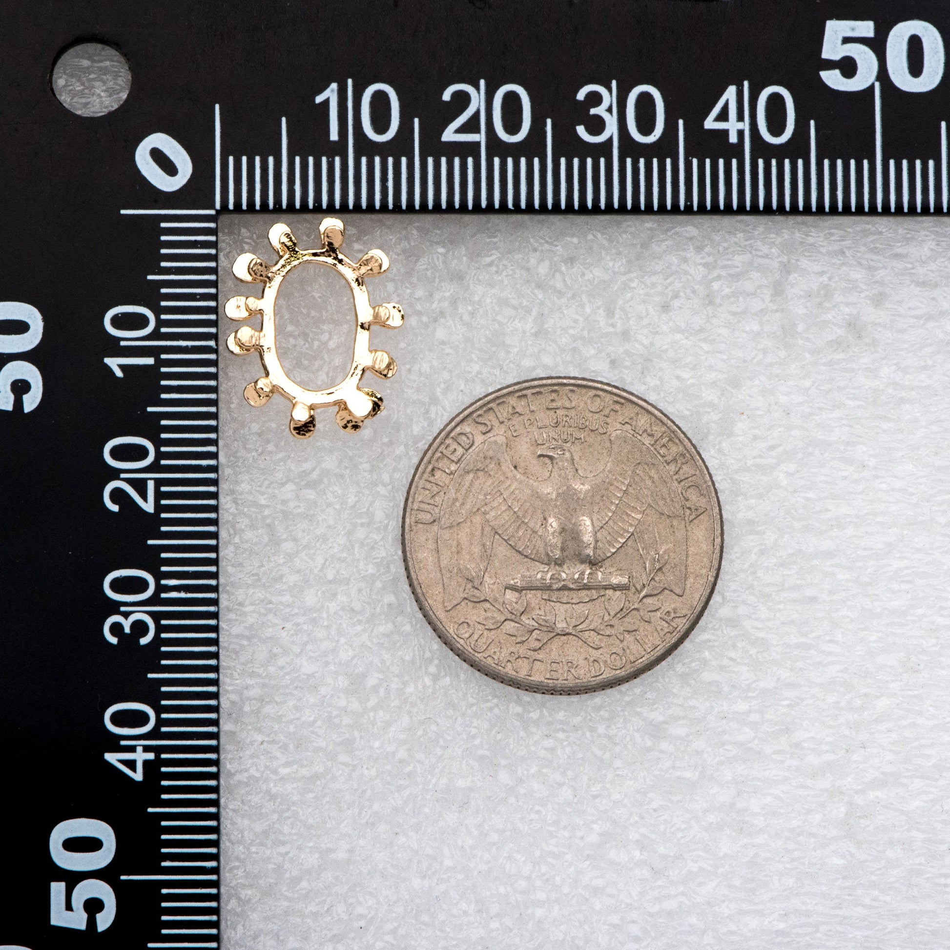 10pcs Gold Oval Earring with Loop, Oval Stud Earrings,Jewelry Making, Diy Material, Jewelry Supplies (GB-3031)