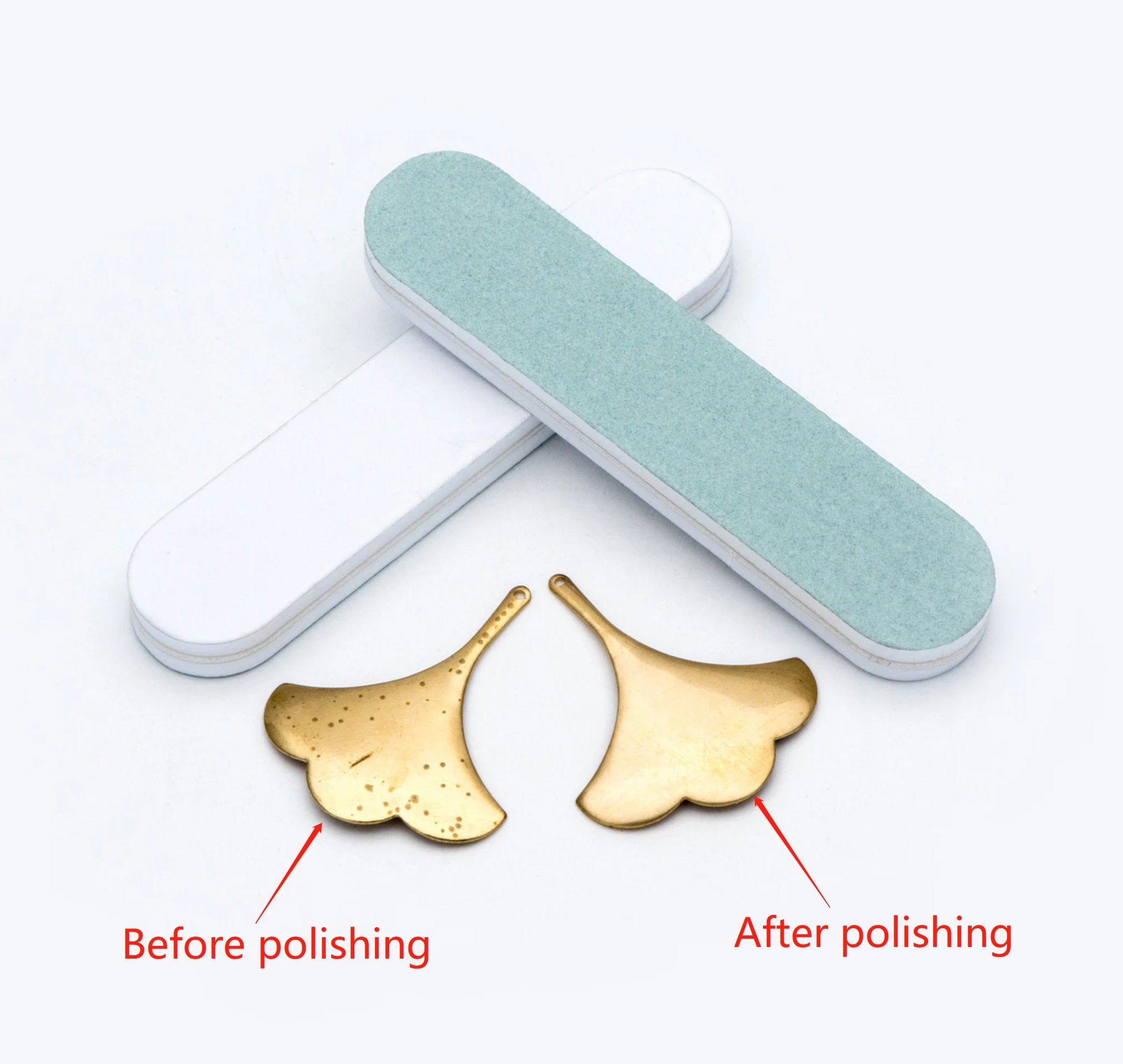 Polishing Bar, Raw Brass and Sterling Silver Cleaner, Metal polisher, cleaning cloth cleaner (#HT-92)