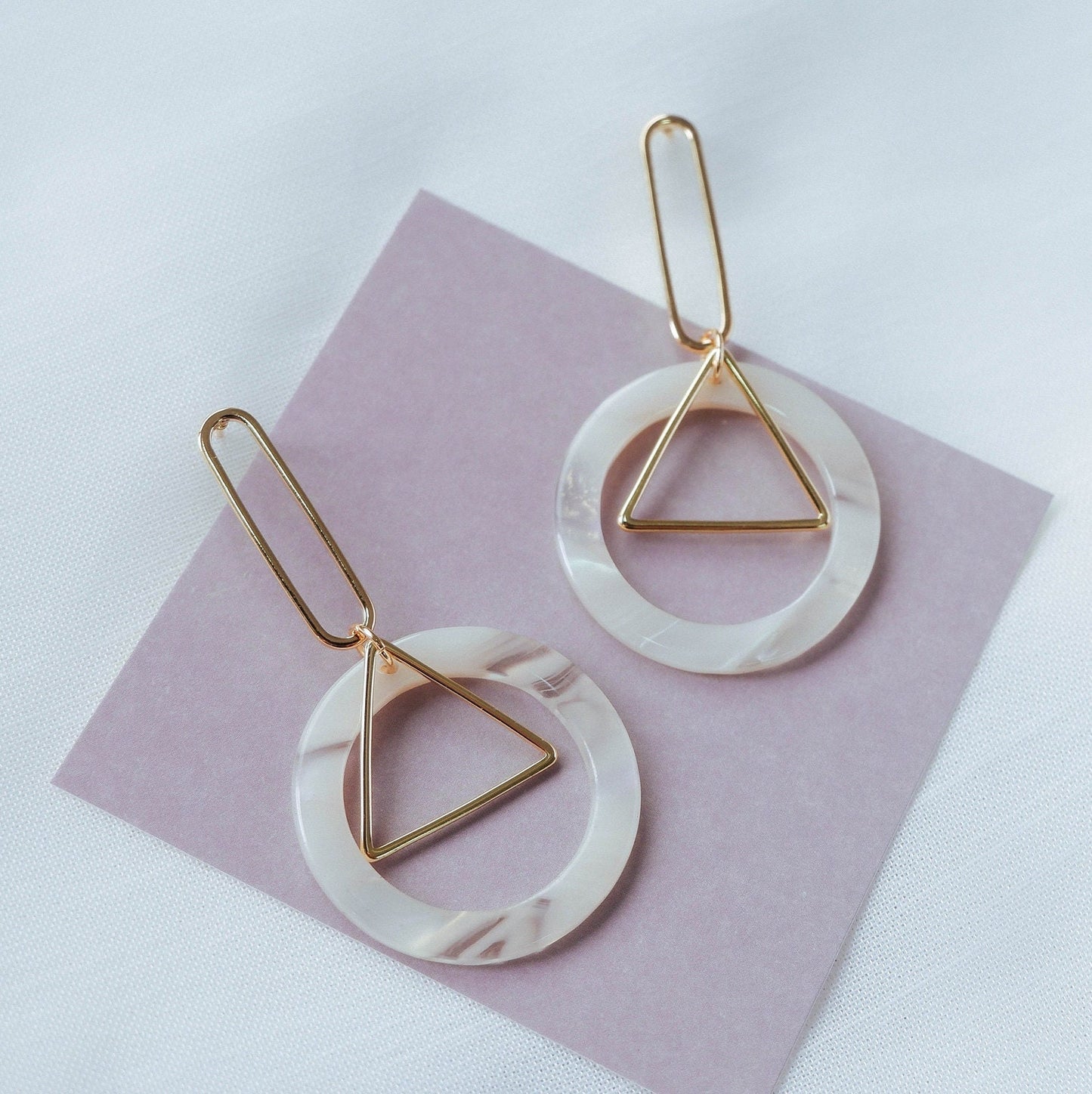 10pcs Long Oval Hoop Ear Posts, 18K Gold/ Rhodium plated Brass, Geometric Stud Earring, 20mm / 25mm, DIY Ear Wire Findings (GB-711)