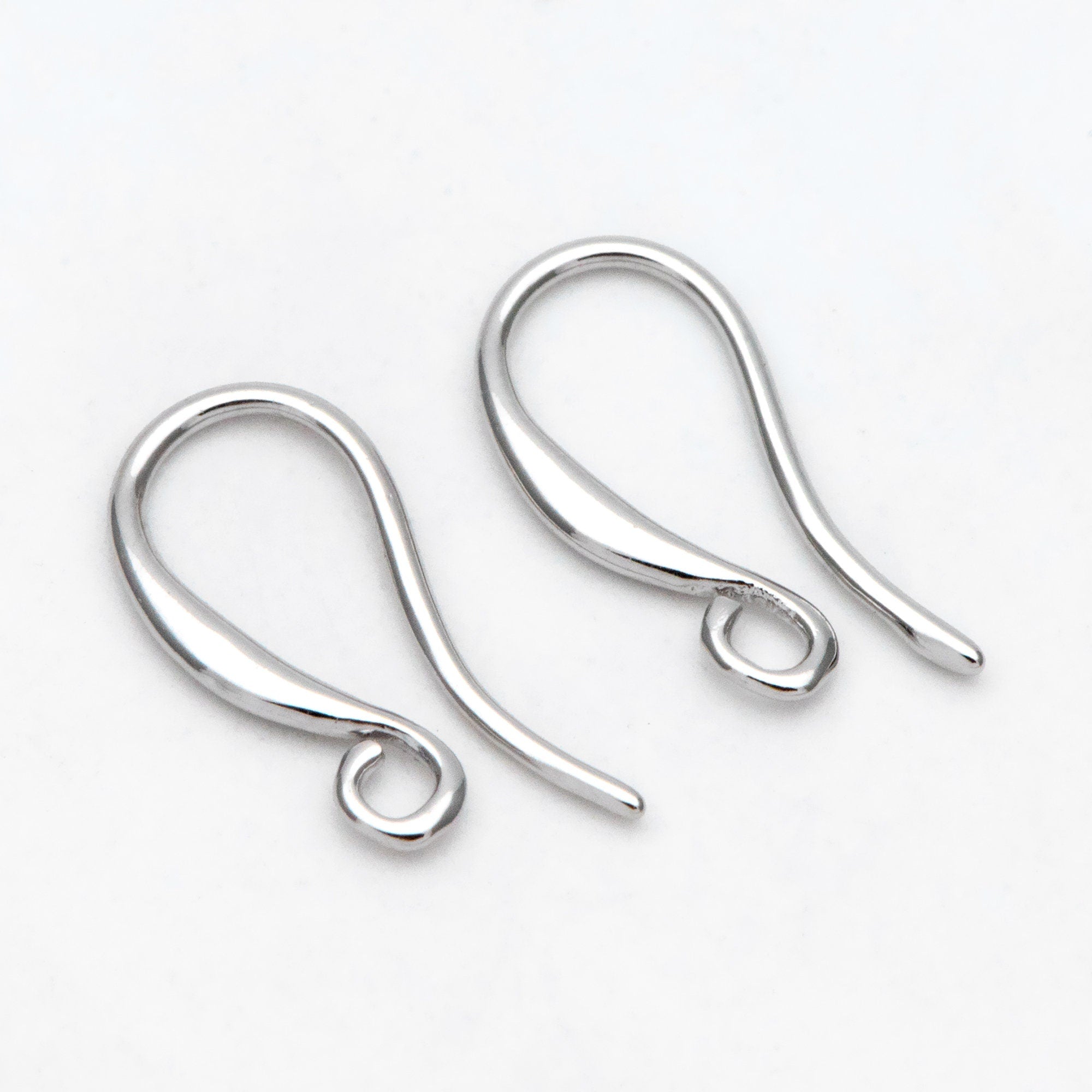 10pcs Gold/ Silver/ Rose Gold Ear Hooks, Ear Wires, French Hook Earrings, Earrings Findings (GB-3040-B)